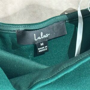Lulu's Teal Green Dress